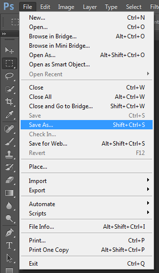 Como exportar arquivos em formatos gráficos no Photoshop [Salvar] –  Tecnoblog